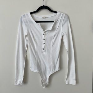 Free People long sleeve bodysuit